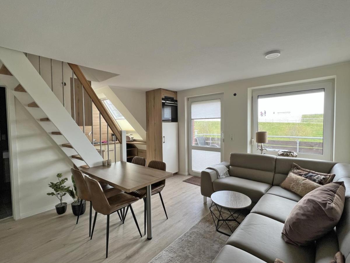 Deichblick 6 In Norddeich- Urlaub Mit Meerblick Am Strand Norden Exterior foto